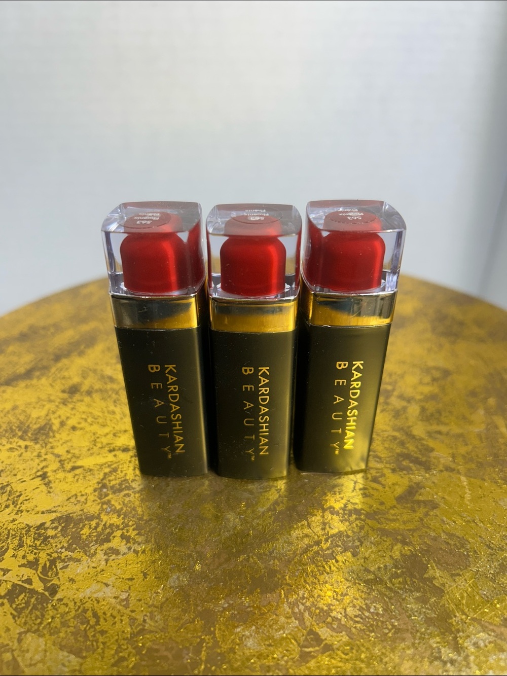 Kardashian Kollection Lipstick Trio - Bold Red Shades number 563 Phoenix